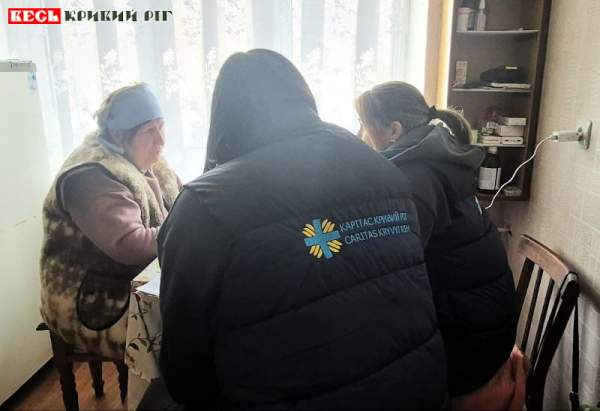 Фінансову допомогу на комуналку переселенці з Херсонщини надав Карітас Кривий Ріг