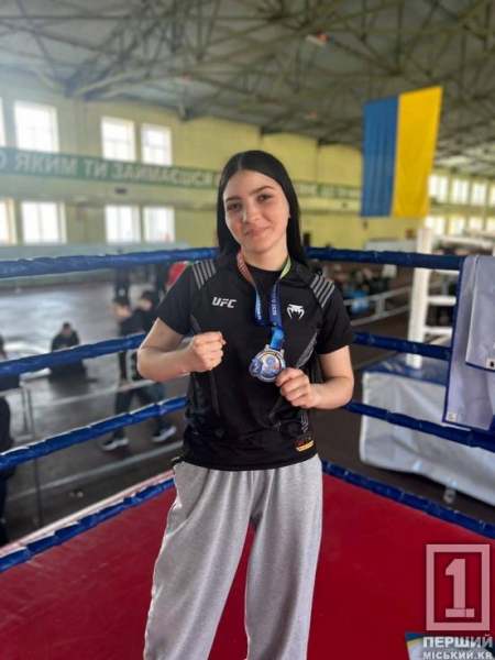 Юна криворіжка здобула «срібло» на Чемпіонаті України з кікбоксингу