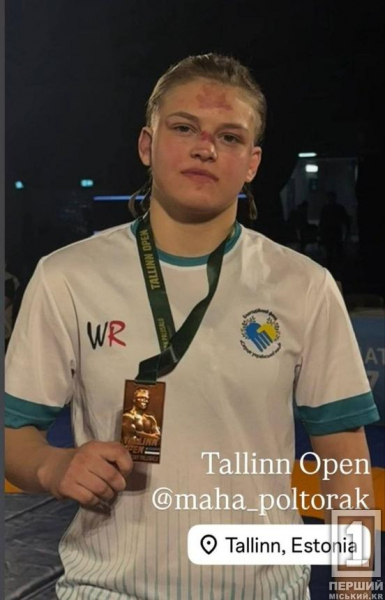 Криворізька борчиня Марія Полторак увійшла до п’ятірки найкращих на престижному турнірі в Таллінні