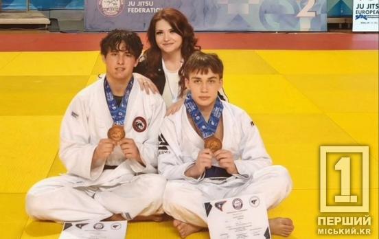Криворізькі борці вибороли «бронзу» на Чемпіонаті Європи з джиу-джитсу в Греції
