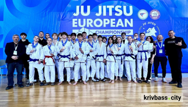 Криворізькі джитсери підкорили Європу: скільки медалей привезли з чемпіонату