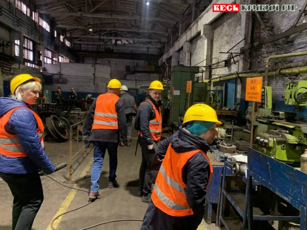 На РЗФ ПівнГЗК побували викладачі Криворізького Гірничого Коледжу