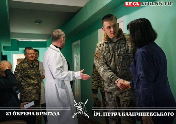 Денис Нохрін відвідав поранених криворізьких гвардійців у лікарні