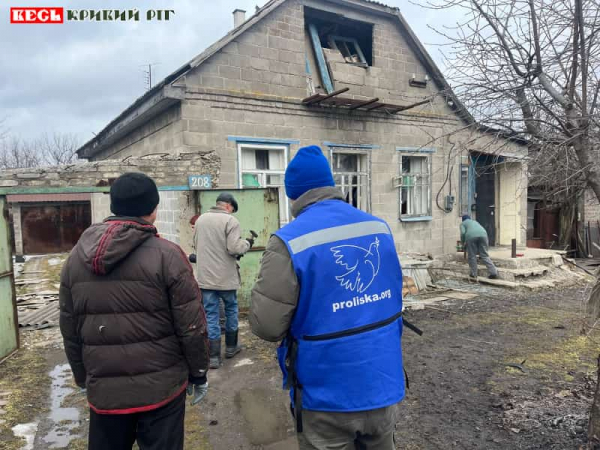 Волонтери Проліска надають допомогу в Апостоловому Криворізького р-ну