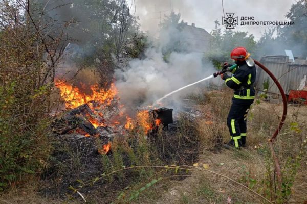 Пожежі в екосистемах - фото ДСНС Дніпропетровщини