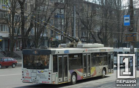 У Кривому Розі на два дні відкоригували рух тролейбусів у Покровському районі: що варто знати пасажирам
