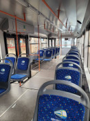 У Кривому Розі ще один трамвай після капітального ремонту вийшов на лінію - це на 99% нова машина, зроблена криворізькими майстрами8