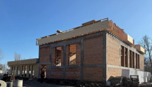 У Кривому Розі триває будівництво нового сучасного Ветеранського простору0