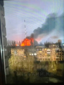 У Кривому Розі знеструмлено телевежу внаслідок нічної атаки російських безпілотників0