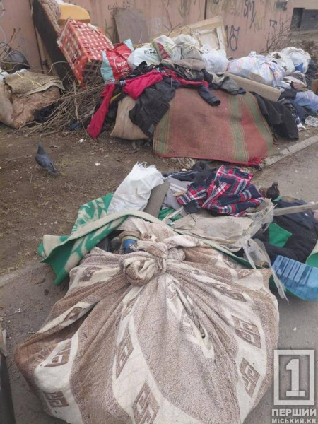 У Саксаганському районі ліквідували чергове стихійне звалище біля багатоповерхівки