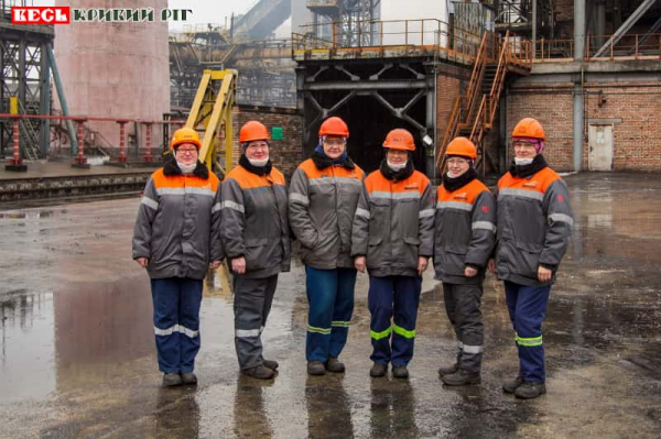 Бригадою тунельниць газової групи коксових батарей 3-4 АрселорМітал Кривий Ріг