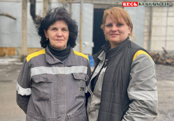 Ірина та Ольга працюють в крановому господарстві Криворізької ТЕС