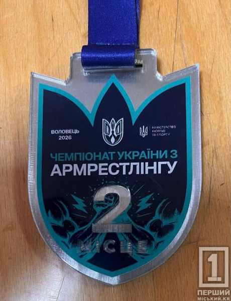 Вагомий результат у спортивній скарбничці: криворіжець Максим Радзимінський виборов срібло на чемпіонаті України з армреслінгу2