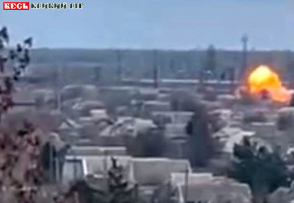 Збитий шахед впав та вибухнув на Довгинцево в Кривому Розі