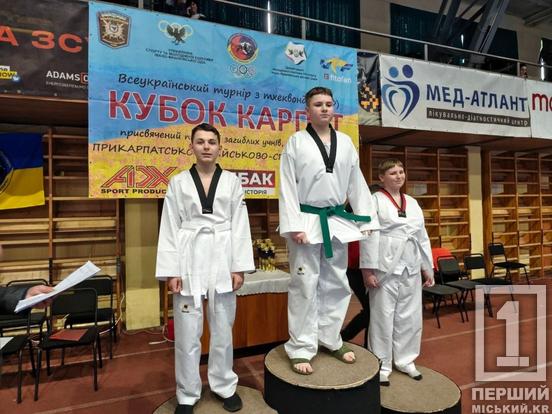 Вісім нагород на «Кубку Карпат»: криворізькі тхеквондисти підкорили Івано-Франківськ