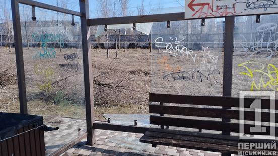 Вітер в спину і друзки на асфальті: у Кривому Розі понівечили зупинку біля «тисячки»2