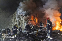 Вночі російські окупанти вдарили балістичними ракетами по Харкову: зруйновано багатоповерхівку, є загиблі0