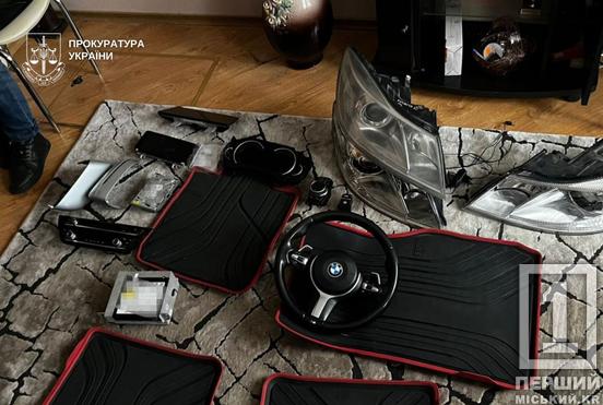 Знімали фари та радари у темряві ночі: двоє чоловіків перепродували крадені автозапчастини через СТО у Кривому Розі