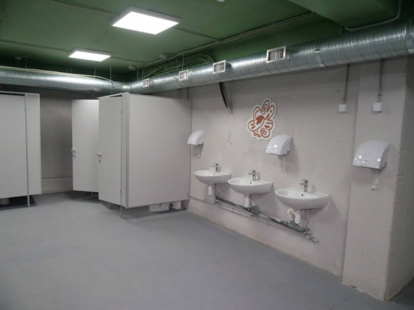 450 учнів одночасно: у Кривому Розі модернізували ще одне шкільне укриття