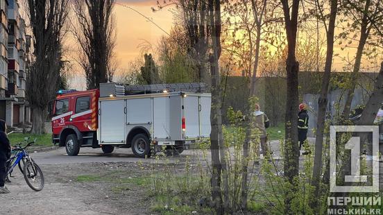 Чорний дим над Соцмістом: у Кривому Розі невідомі підпалили шини неподалік житлових будинків