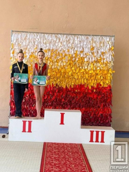 Криворізькі гімнастки вибороли низку нагород на турнірі «Принцеса Лебідь»