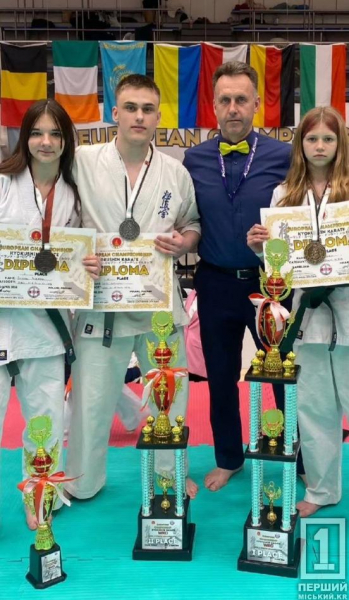 Криворізькі каратисти з клубу «Торнадо» стали призерами Чемпіонату Європи