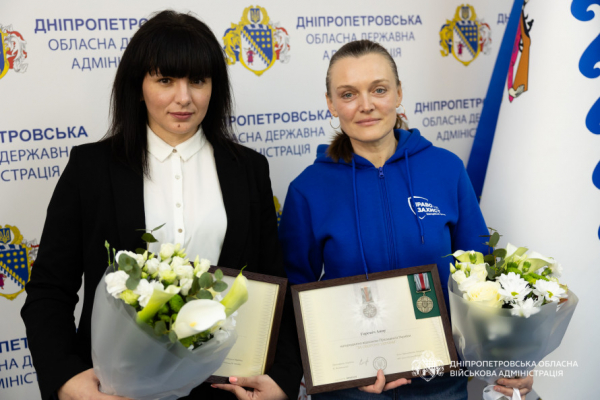 Медсестру з Кривого Рогу нагородили орденом княгині Ольги ІІІ ступеня