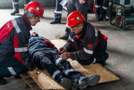 На ЦГЗК Метінвесту провели комплексне навчання з ліквідації наслідків бойових дій