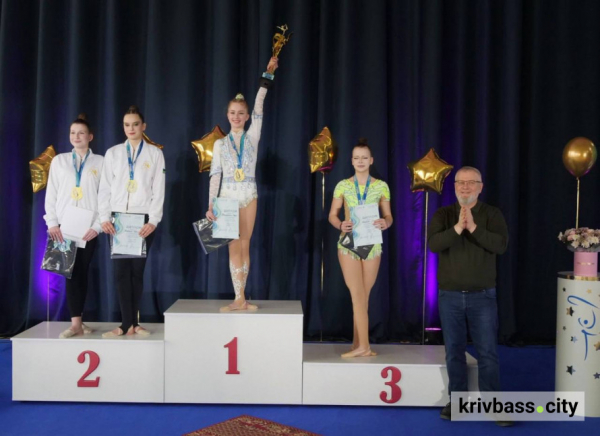 Понад 200 спортсменок змагалися у відкритому Кубку з художньої гімнастики у Кривому Розі: хто став найкращим
