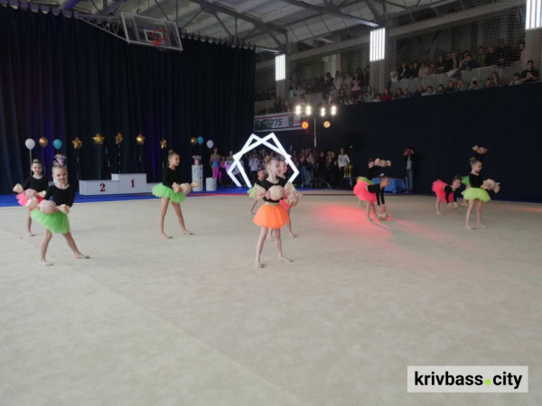 Понад 200 спортсменок змагалися у відкритому Кубку з художньої гімнастики у Кривому Розі: хто став найкращим