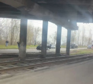 У Довгинцівському районі Кривого Рогу трапилась серйозна ДТП: автомобіль перевернувся на дах