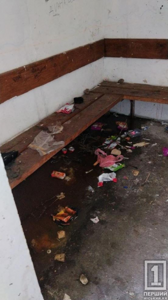 Укриття — це не смітник: криворіжців закликають до порядку в захисних спорудах