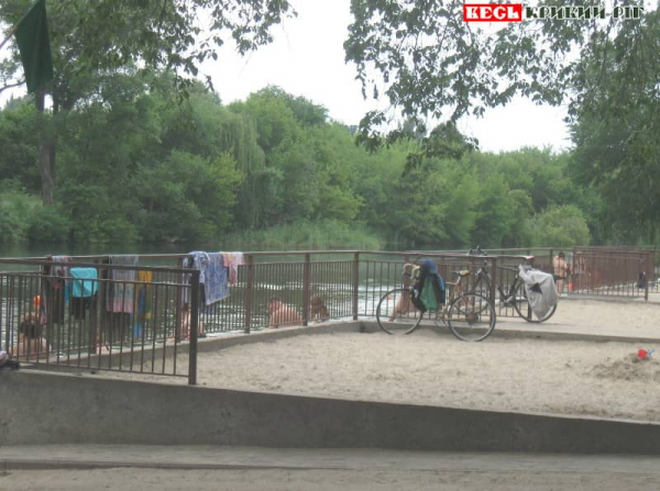 Пляж у парку Мершавцева вельми популярний в Кривому Розі