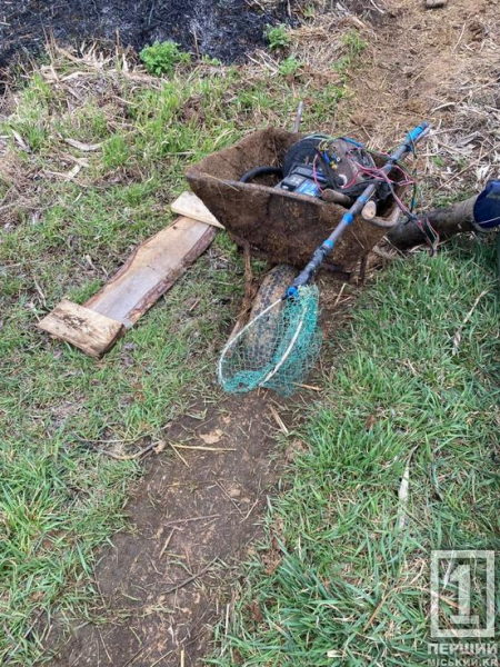Використання електровудки обернулося проти гаманця: у Криворізькому районі викрили чорного рибалку