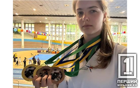 «Золото» та «бронза»: криворізька тхеквондистка здобула нагороди на турнірі у Львові