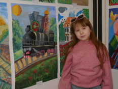 До 251-ї річниці від дня заснування Кривого Рогу у місті пройшла виставка творчих робіт учасників дитячого конкурсу «Малюй. КР»