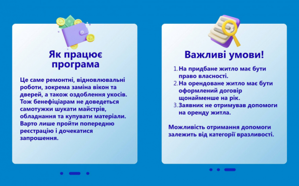 На Криворіжжі триває реєстрація ВПО на модернізацію житла: КОНТАКТИ благодійників