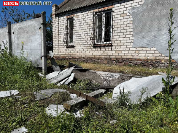 Дрон пошкодив домогосподарство у Грушівці Криворізького району