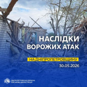 Протягом ночі російські окупанти 15 разів атакували чотири райони Дніпропетровщини безпілотниками