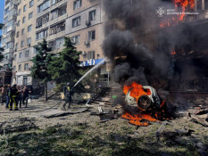 У Павлоград внаслідок удару російського безпілотника постраждали щонайменше 10 людей
