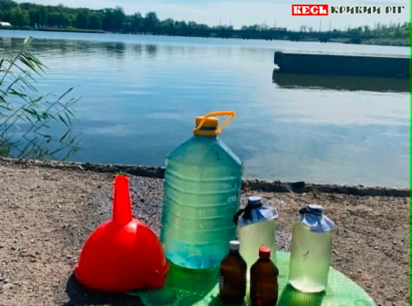 Забори проб води взято в водоймах Кривого Рогу наприкінці травня