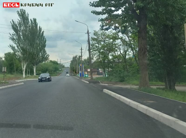 Ремонтується дорога від Епіцентру до Східного-1 в Кривому Розі