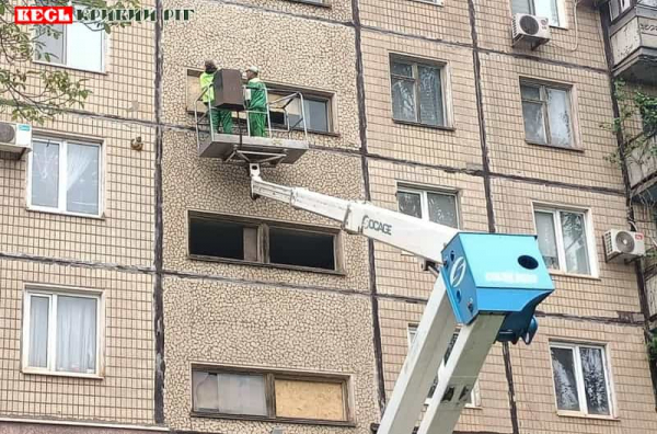 Ліквідація наслідків прильоту шахеда по Кривому Рогу 12 05 26