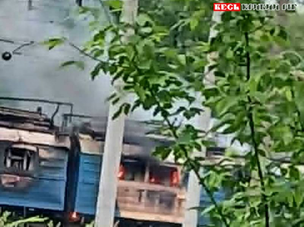 Шахед знову в Кривому Розі поцілив по локомотиву