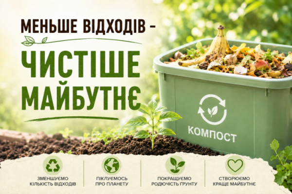 Компостування - фото управління екології виконкому Криворізької міськради