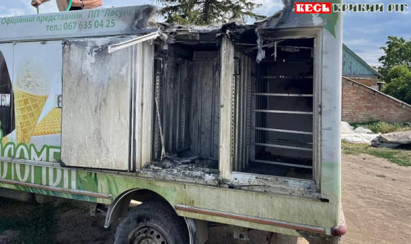 FPV-дрон поцілив по вантажівці в Мар’янському Криворізького району