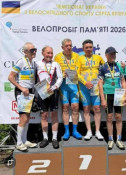 Криворіжець Юрій Скоробогатов виборов три медалі на чемпіонаті України з велоспорту серед ветеранів