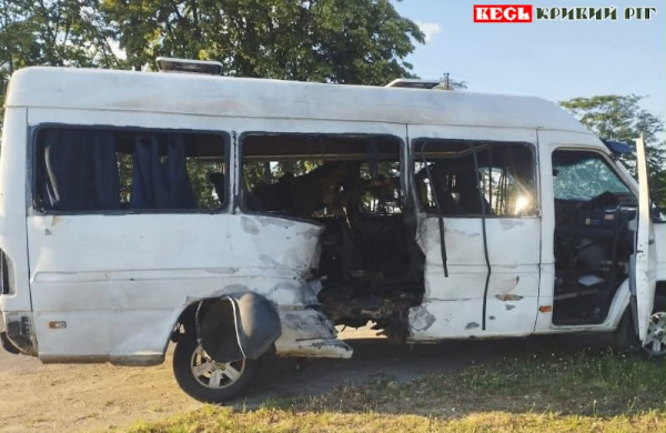 Дрон атакував маршрутку Запоріжжя &ndash; Кривий Ріг