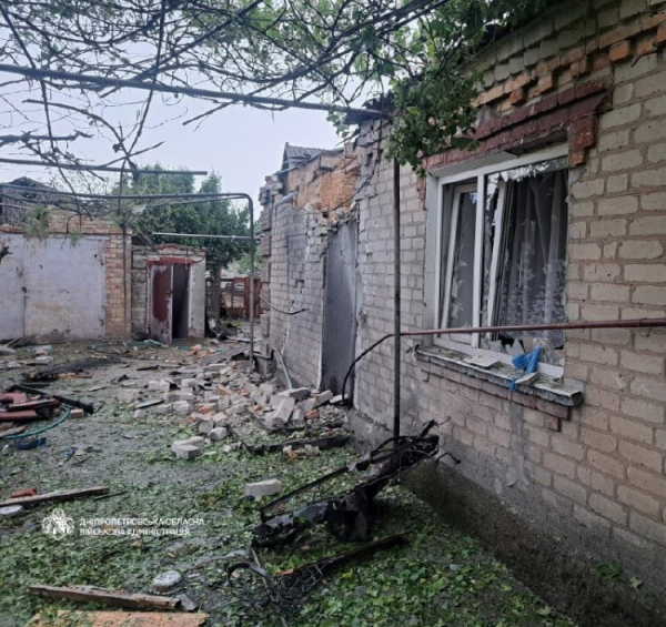 Наслідки російських обстрілів Дніпропетровщини - фото пресслужби Дніпропетровської ОВА