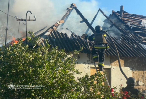 Наслідки російських обстрілів Дніпропетровщини - фото пресслужби Дніпропетровської ОВА